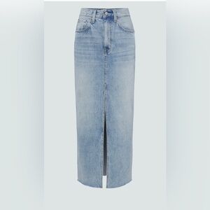 Pistola Alice Denim Midi Skirt